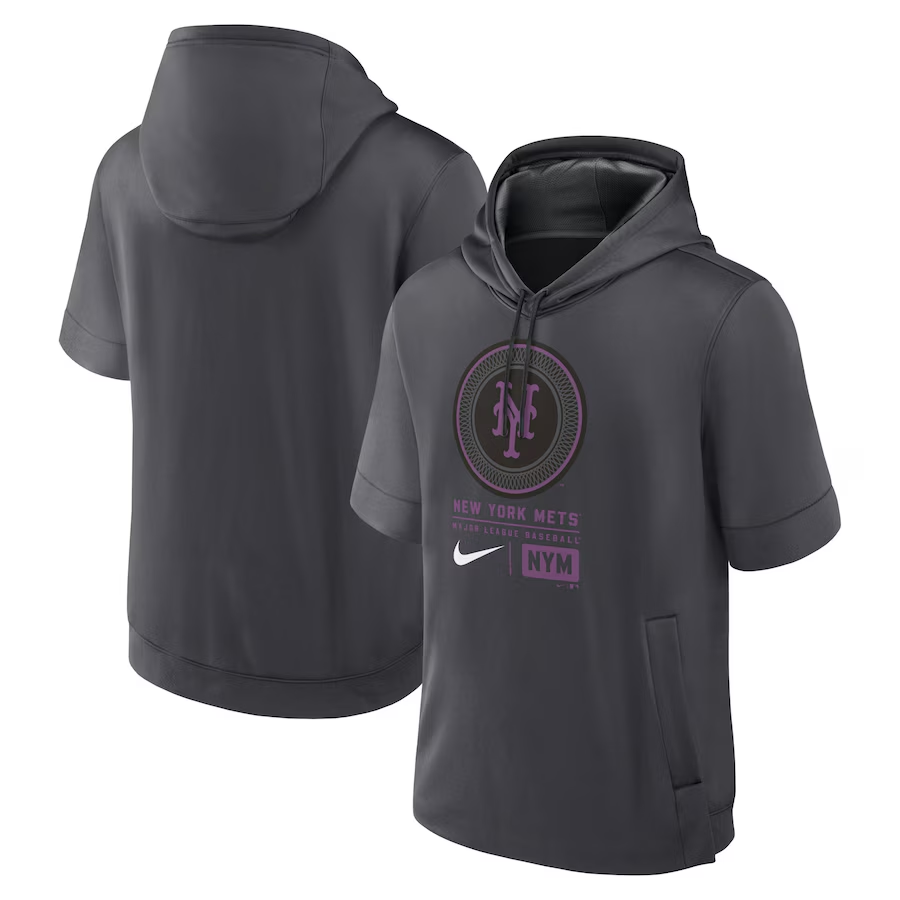 Men MLB New York Mets black 2024 Nike hoodie ->minnesota twins->MLB Jersey